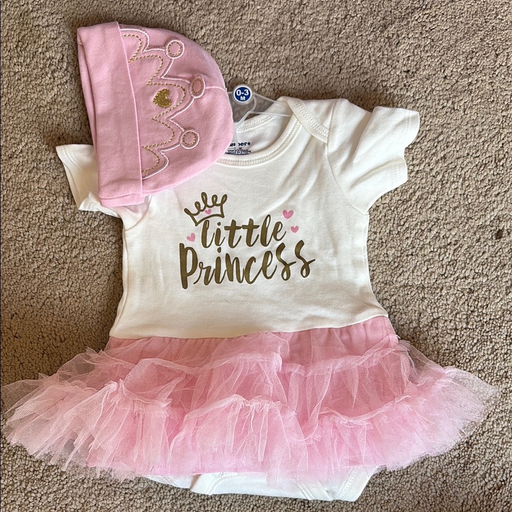 Gerber Pink and White Little Princess Set
